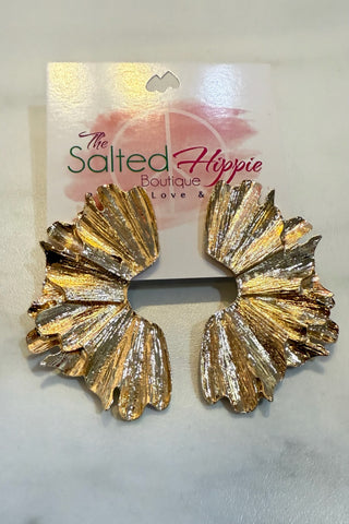 ￼Golden Aura Hoops