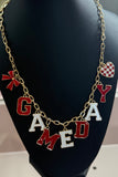Game Day Glam Charm Necklace