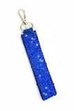 🏈💙Texas Touchdown Beaded Sequins Keychain
