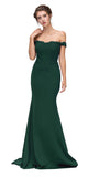 CLEARANCE - Eureka 7100 Lace Appliqued Bodice Long Dress Off-Shoulder (Size 2XL)