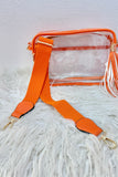 Clear Stadium Bag with Tassel