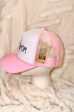 Dog Mom Paw Print Trucker Hat