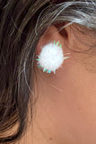 Snowball Stud Earrings