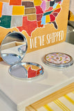 Retro Handmade Compact Mirrors