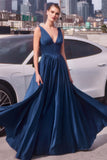 Ladivine 7447 Dress A-Line Soft Satin Gown