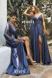 Cinderella Divine 7485C Sweetheart Neckline Soft Satin A-Line Formal Dress