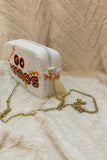 Go Astros Beaded Game Day Crossbody Bag
