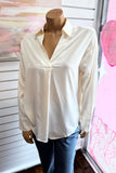 CEO Chic Satin Blouse