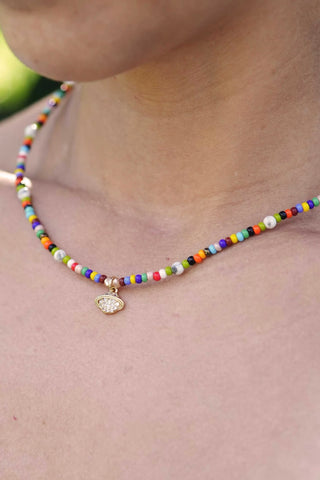 Multicolor Planet Necklace