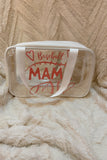 H-Town Baseball Mama Clear Stadium Bag