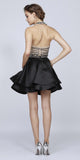 Juliet 777 Two-Piece Short Dress Halter Embellished Bodice