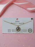 Zodiac Symbol Gold Dipped Necklace