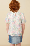 Pastel Petal Mommy + Me Mesh Top