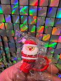 Mini Christmas Straw Toppers – Holiday Silicone Cup Charms (Multiple Styles)