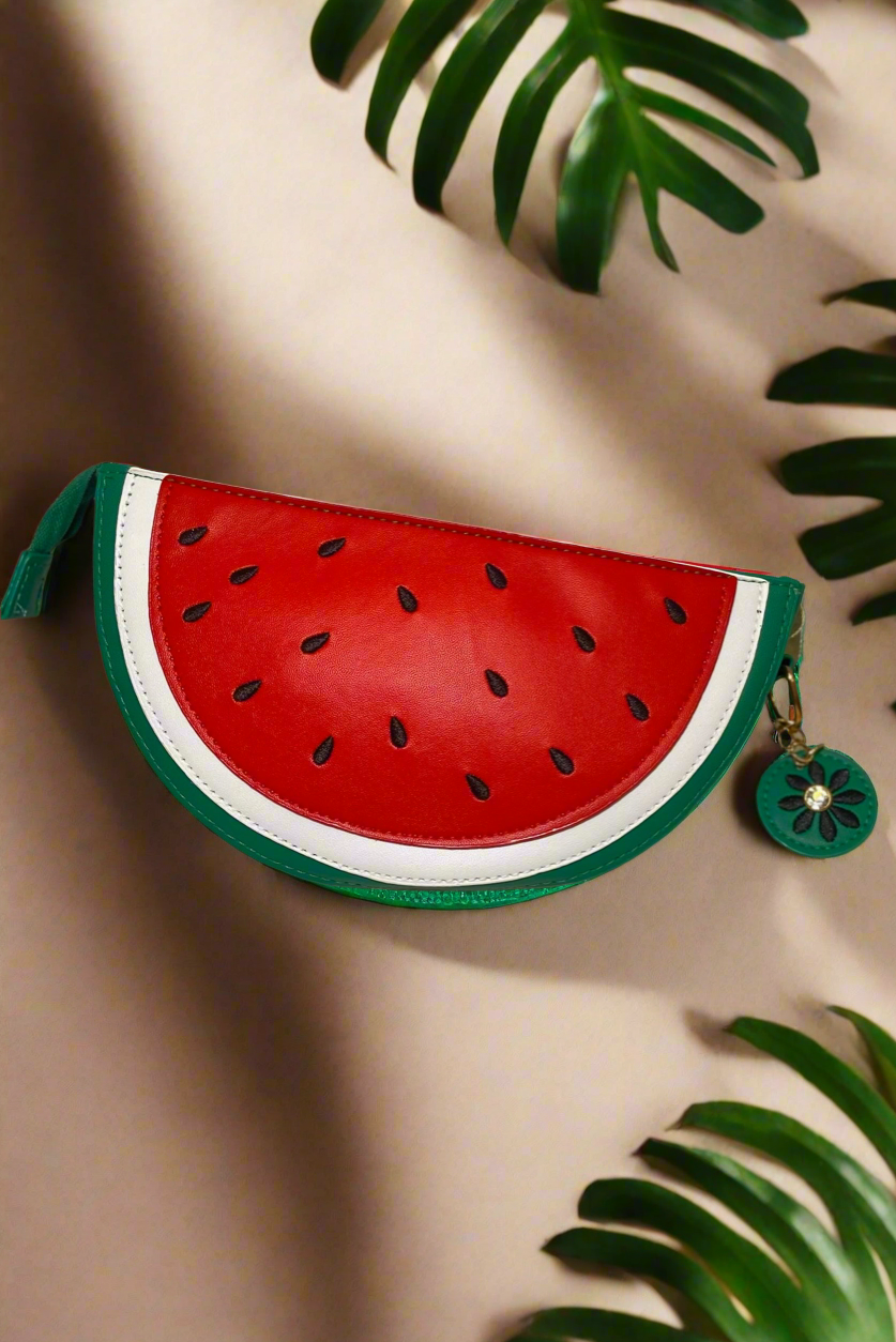 Half Sweet N' Juicy Watermelon Crossbody Bag – The Salted Hippie