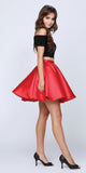 Juliet 809 Short Cold-Shoulder Two-Piece Dress