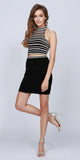 Juliet 816 Two-Piece Short Party Dress Keyhole Back