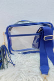 Clear Stadium Bag with Tassel