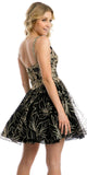 Juliet 838 Homecoming Short Dress Applique and Glitter