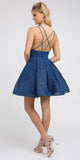 CLEARANCE - Juliet 850 Short V-Neck A-Line Dress with Pockets (Size XS)
