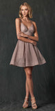CLEARANCE - Juliet 850 Short V-Neck A-Line Dress with Pockets (Size Small)
