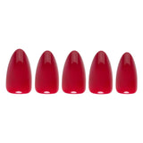Glamnetic - Classic Red Press-On Nails | Short Almond Holiday SolidNails