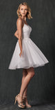 Juliet 860 Short Floral Applique BaDoll Dress