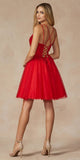Juliet 860 Short Floral Applique BaDoll Dress