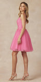 Juliet 860 Short Floral Applique BaDoll Dress