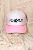 Dog Mom Paw Print Trucker Hat