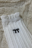 Sweet Bow Sparkle Crew Socks