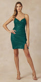 Juliet 873 Tight Sequin Cocktail Party Dress Skirt Slit