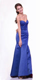 Cinderella Divine 8792 Strapless Sweetheart Neckline Mermaid Satin Gown