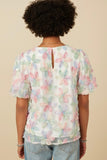 Pastel Petal Mommy + Me Mesh Top