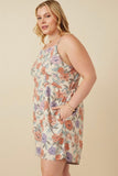Curvy Blooming Romance Floral Romper