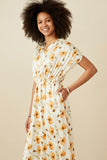 Golden Hour Garden Midi Dress