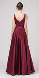 CLEARANCE - Eureka 9010 Embellished Long Prom Dress V-Neck with Pockets (Size L)