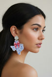 Bluebonnet Bow Texas Drop Earrings