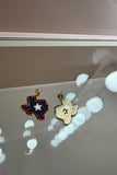Lone Star State Sparkle Drop Earrings