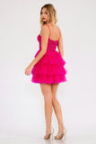 Juliet JT923S Dress Leaf Lace Corset with Ruffle Tulle Skirt