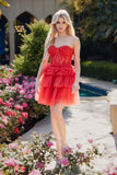 Juliet JT923S Dress Leaf Lace Corset with Ruffle Tulle Skirt