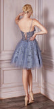 Cinderella Divine 9243 Strapless A-Line Short Dress