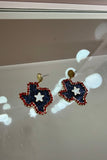 Lone Star State Sparkle Drop Earrings