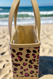 Venture Sack Tan & Pink Leopard Small -S2S Outfitters