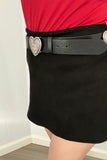 Rodeo Sweetheart Heart Buckle Belt