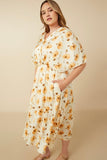 Golden Hour Garden Midi Dress