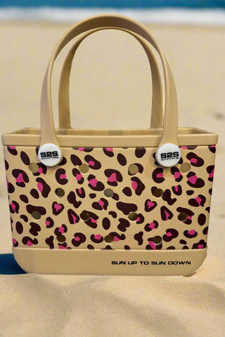Venture Sack Tan & Pink Leopard Small -S2S Outfitters
