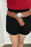 Houston Rodeo Wildflower Disc Belt