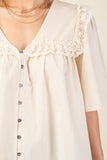 Crème Brûlée Blouse