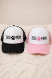 Dog Mom Paw Print Trucker Hat